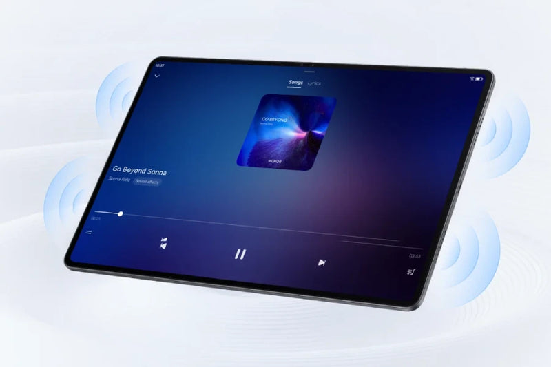 Mejora de voz con altavoces cuádruples de gran amplitud