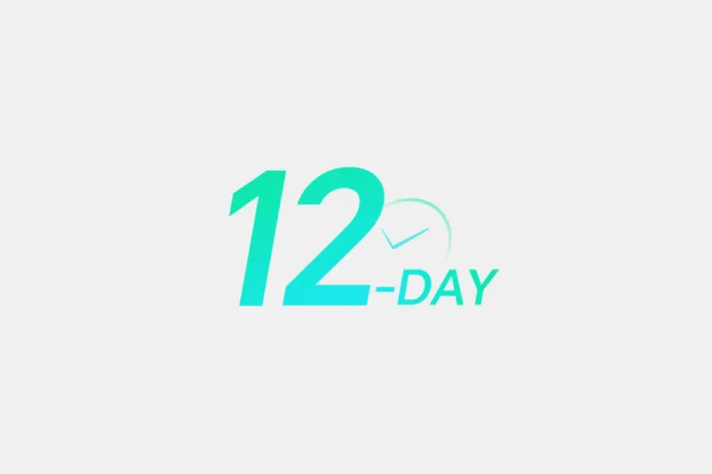  Batería de larga duración de 12 días