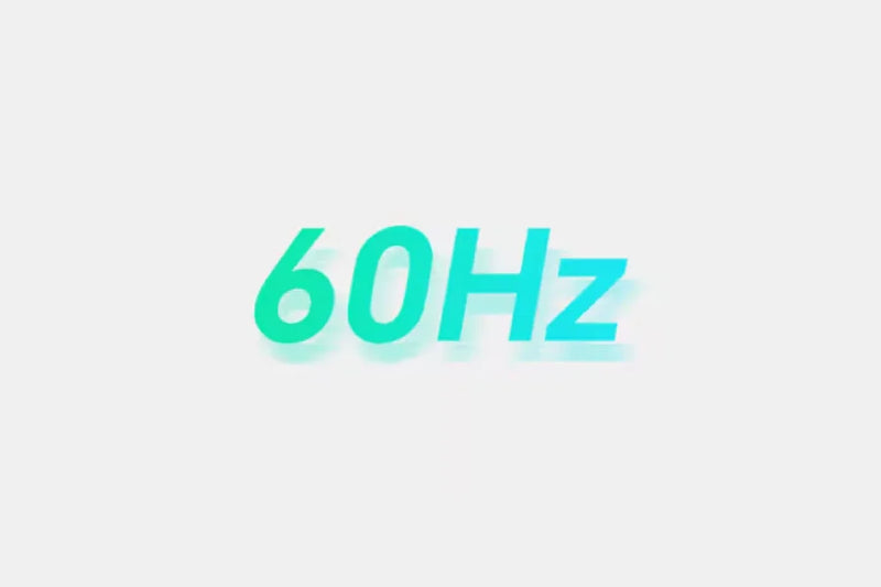 Frecuencia de actualización 60Hz