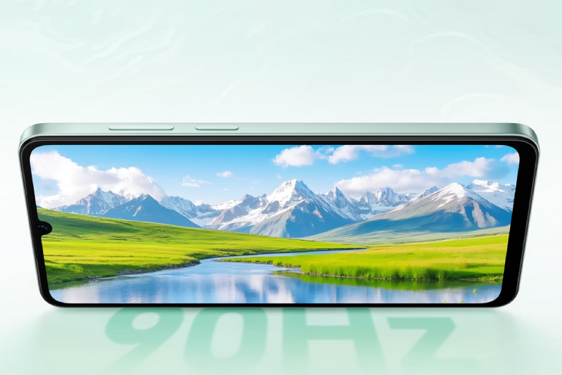 Pantalla brillante y dinámica de 6,74